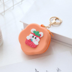 Kommiv&auml;rviline lillekott Silikoonist rahakott Multifilm M&uuml;ndikott V&otilde;tmekott Minipeakomplekti hoiustamisripats Kingitus Puuvili J&auml;nes Vikerkaar