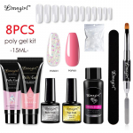 Limegirl Poly Nail Gel Kit Professional Set Art Design Decorations Geel pikendamiseks Poly Nail Gel Kit Ehitusgeel k&uuml;&uuml;ntele