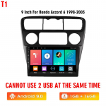 Icreative For Honda Accord 6 1998-2003 9-tolline Android autostereo raadio GPS-navigatsioon Wifi FM Carplay multimeedia videopleier 2 din