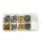 150 tk juhtmeklemmide komplekt, 6,3/4,8/2,8 mm meessoost auto labida&uuml;henduse komplekt mootorratta autole 150PCS