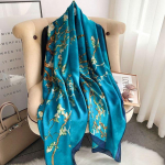 Luksuslik br&auml;ndi siidist sall naiste pikk r&auml;tik, moslemi hidžabist sallid, pashmina naised, rannavargad, bandana foulard Pareo 90 * 180 cm