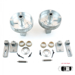 BGE513+BGE514 k&auml;etoe riivi klambri vasak parem komplekt Mercedes Vito Viano W639 Sprinter MK2 VW Crafter jaoks