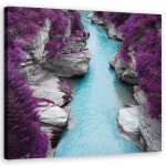 L&otilde;uenditr&uuml;kk Mountain Landscape Purple 30x30 lilla