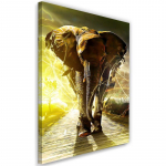 L&otilde;uendiprint Elevant Aafrika teel 40x60 pruun