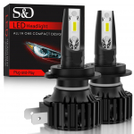 2tk Canbus H7 LED 30000LM H1 H8 H11 H16 JP 9005 HB3 9006 HB4 9012 Hir2 LED pirn Auto esituli udutule turbolamp 12V 6500K auto esilatern H1