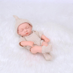 19 cm Child Reborn Doll Mini Simulation Full Body Pehme kummiemailiga nukk T&uuml;drukule Kingitus Nukk Nukk 19cm