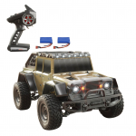 Kaugjuhtimispuldiga auto 1/16 2,4 GHz 70 km/h Harjadeta mootor Maastikuautod 4WD ronimisauto 2 battery kollane