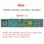 Retrostiilis v&auml;rviline riba plaat seinakleebised tellise imitatsioon magamistoa kaunistus veekindel isekleepuv plaat tapeet k&ouml;&ouml;k 10cmx50cmx1Pcs