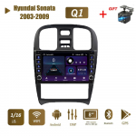Android WIFI Hyundai Sonata 2003-2009 jaoks koos nupunupuga autoraadio Multimeedia videopleier 2 din GPS Autoraido 1+16GB 1+16GB