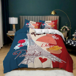 3D arhitektuurse mustriga voodipesukomplekt, magamistoa voodipesu, pehme tekikott, padjap&uuml;&uuml;r, 2 v&otilde;i 3 t&uuml;kki t&auml;issuuruses kodukaunistus Baby 100x135cm