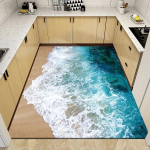 Munakivist Beach Starfish vaibad elutoa dekoratiivsed vaibad, uksematid, k&ouml;&ouml;k, vannituba, libisemiskindel p&otilde;randamattide ala vaip 80x120cm