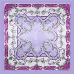 Kvaliteetsed luksuslikud siidist sallid peapael Sallid kaelasall naistele kett siidist sall naiste dekoratiivne sall 90*90cm lilla