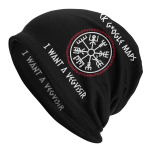 Kapott M&uuml;tsid Runes Vegvisir Unisex Mood Nokam&uuml;tsid Viking Skullies Suusam&uuml;ts Pehme peakate One Size