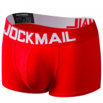 Bokserp&uuml;ksid JOCKMAIL br&auml;ndi puuvillased madala v&ouml;&ouml;kohaga &uuml;hev&auml;rvilised hingavad sportlikud žakaarv&auml;rvi v&ouml;&ouml;rihmad meeste aluspesu XXL