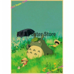 Miyazaki Hayao animefilmide kollektsioon The Wind Rises/Totoro/Spirited Away/Howl Moving Castle plakat toakaunistuse seinakleebiste jaoks 42x30cm