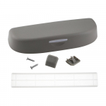 Uus auto p&auml;ikeseprillide hoidja prillide &uuml;mbris Fiat Panda Bravo Punto Linea Croma 500 595 jaoks Skoda Octavia A5 Fabia jaoks must