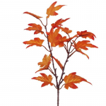 4 tk Kunstlikud vahtralehed oksad 39cm v&otilde;lts s&uuml;gislehed Taimed koduk&ouml;&ouml;giks Talu t&auml;nup&uuml;ha laud kamin Halloweeni kaunistus