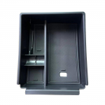 Keskkonsooli organiseerimisalus Hyundai Tucson NX4 Limited 2022 auto keskse k&auml;etoe ABS-i lisasalvestusruumi jaoks must