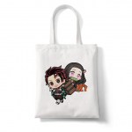 Demon Slayer Jaapan Anime Kimetsu Ei Yaiba Kamado Tanjirou K&auml;ekotid &Otilde;lakott Ostlemiseks K&auml;ekott Suure mahutavusega naiste l&otilde;uendist kott 24*26cm