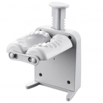 Pelmeenide valmistaja manuaalne vajutus Lihtne kasutamine Libisemisvastane Valmistage lihtsalt pelmeenid suletud pelmeenide valmistamisel helehall v&auml;rv