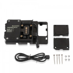 Mobiiltelefoni navigatsiooniklamber USB laadimistugi kinnitus BMW R1200GS R1200LC R1200ADV R1250GS R1250ADV S1000XR jaoks must
