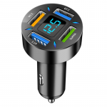 Autotelefoni laadija 4 pordiga USB Qc Pd &uuml;likiire laadimine universaalne autotelefoni laadija adapter Huawei iPhone'i jaoks Samsung Super Charge -3 USB