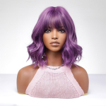 ALAN EATON Tumepruunid s&uuml;nteetilised parukad Esilet&otilde;stetud hallid l&uuml;hikesed sirged parukad Naturaalsete juustega parukad naistele Cosplay Lolita parukas kuumakindel