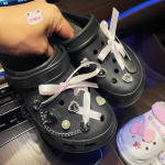 Kingav&otilde;lusid Crocsi jaoks DIY Balletipael, eemaldatav kaunistuslukk Crocsi kingav&otilde;lu jaoks Aksessuaarid Laste peol, naisele, t&uuml;drukule, kingitus