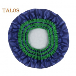 3 tk 20/22/26 cm korduvkasutatav kausi kate lilleline lehtede printimine elastne riba, pehme puuvill pestav tugevalt vastupidav &uuml;mmargune n&otilde;ude kate Vastupidavad k&ouml;&ouml;gitarbed tumesinine v&auml;rv