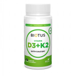 BIOTUS D3+K2+kaltsium, 60 kapslit