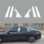 6 tk autoukse akna samba postid trimmikatte kleebis kroom KIA Optima/KIA K5 2020 2021 2022 jaoks