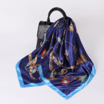 Kvaliteetsed luksuslikud siidist sallid peapael Sallid kaelasall naistele kett siidist sall naiste dekoratiivne sall 90cm