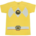 Mighty Morphin Power Rangers Yellow Rangeri kost&uuml;&uuml;m Unisex T-s&auml;rk S
