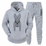 Korea meeste dressipluuside komplektid kapuuts + dressip&uuml;ksid, 2-osalised &uuml;likonnad, vabaaja &uuml;likonnad naiste kawaii t&auml;navar&otilde;ivad, mood, luksuslik spordidressi komplekt XL hall