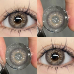 KSSEYE v&auml;rvilised kontaktl&auml;&auml;tsed OMG seeria 2tk/1paar pehme silma l&auml;bim&otilde;&otilde;t 14,0 mm iga-aastasele OMG-le pruun/hall/roheline/lilla hall