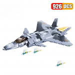 926 tk Air Force J-20 Stealth Fighter ehitusplokid moodsad s&otilde;jarelvad, klotsid, harivad m&auml;nguasjad lastele