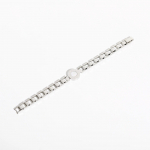 Moodne punk-rooma numbritega kellarihma keti k&auml;ev&otilde;ru naistele, kvaliteetne roostevabast terasest &uuml;mmargune k&auml;ev&otilde;ru kingitus Silver_