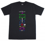 Arecibo aje Interstellar Espacio Geek Hombre Corte Normal Camiseta Negra Unisex T-s&auml;rk S