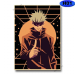 Klassikalised anime tegelaste plakatid Demon Slayer/Attack on Titan/Jujutsu Kaisen plakat j&otilde;upaberist kleebis kodu toa seinakunsti dekoor 30x21cm