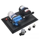 RV veepump alalisvoolu 24 V 3GPM 11,3 l/min 55 PSI v&auml;rske vee membraanpump, sisseehitatud n&otilde;udmisel r&otilde;hk 13.5L 24V