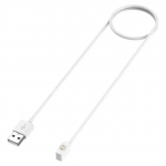 Magnetlaadija Xiaomi Mi Band 8 / Redmi Band 2 USB-laadimiskaabel jaoks MiBand8 Band2 Puhta vasest s&uuml;damikuga toitejuhe Smartband 1m valge