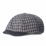 Ruuduline kaheksanurkne m&uuml;ts Noorte Briti Vintage Berett Cap Newsboy Cap Painters M&uuml;tsid valge