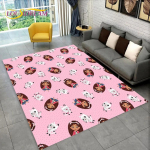 Armas Gabbys Dollhouse multifilmi vaibavaip kodu elutuppa magamistoa diivani uksemati sisekujundus, laste m&auml;nguala vaip libisemiskindel p&otilde;randamatt 100x150cm