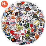 100 multifilmi spordisarja kleebised dekoratiivsed noodid kohver kitarristi konto veekindlad kleebised lastele