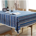 Boheemlaste etnilise triibuline laudlina mood 3 v&auml;rviga kodukohvi ripats Teelauapadja s&ouml;&ouml;giriie 60cm X 60cm