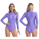 Naiste T&uuml;druku &Uuml;hev&auml;rviline V&otilde;imlemis-unitard Veniv Akrobaatika Leotard Tantsu Treeningkost&uuml;&uuml;m Sportlik Aktiivr&otilde;ivas Jumpsuit helelilla v&auml;rv