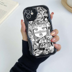 N7 Desire Anime Girl Design Art Wavy telefoni&uuml;mbris iPhone 15 14 Pro Max jaoks Samsung S24 S23 Ultra A54 A14 Xiaomi Redmi 13C Huawei Honor pehme tagakaas for iPhone 6