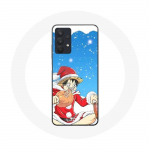 &Uuml;mbris Samsung Galaxy A32 5G Anime One Piece Luffy Christmas Day 2024 jaoks