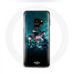 &Uuml;mbris Samsung Galaxy S9 pluss Demon Slayer Manga Tanjiro ja Nezuko jaoks
