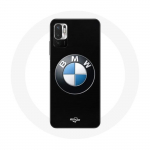 Musta taustaga &uuml;mbris Xiaomi Poco M3 Pro BMW Logo jaoks